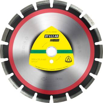 TARCZA DIAMENTOWA DO ASFALTU / BRTONU  DT 612 AB SUPRA 350 x 25,4 MM KLINGSPOR